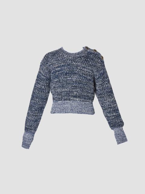 Erdem CROP WOOL JUMPER