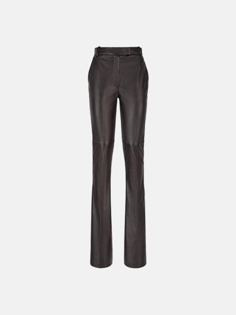 ''PIAF'' DARK BROWN LONG PANTS