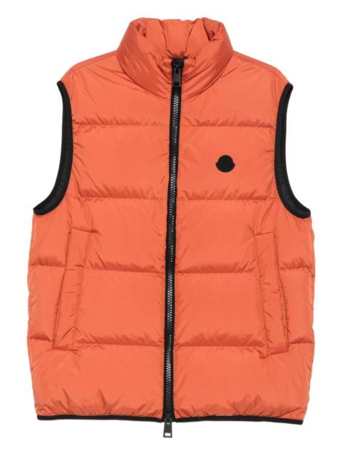 Moncler quilted zip-front vest