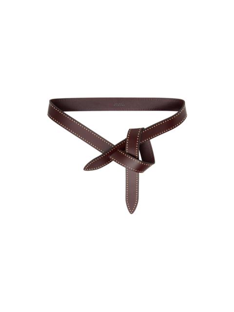 Isabel Marant Burgundy Lecce Belt