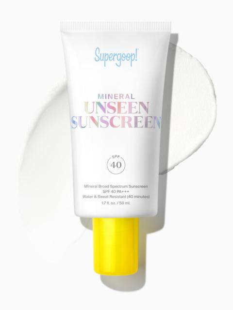 Supergoop Mineral Unseen Sunscreen SPF 40