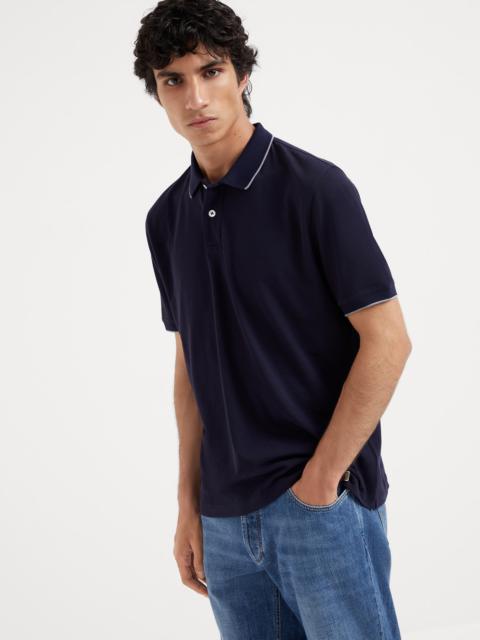 Brunello Cucinelli Cotton piqué polo shirt