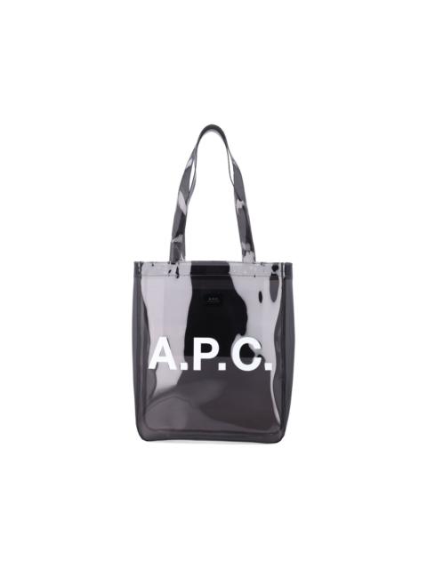 A.P.C. Lou logo tote bag