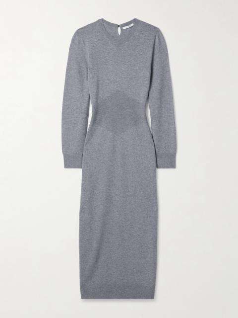 Givenchy Paneled Cashmere Midi Dress