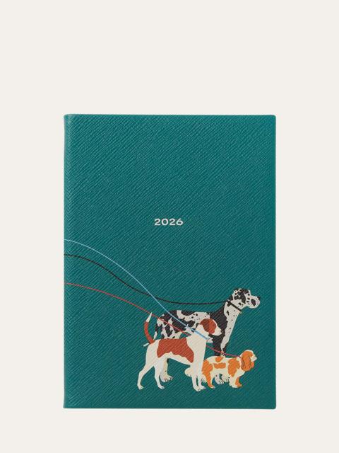 Smythson 2026 Dogs Soho Weekly Agenda with Pocket