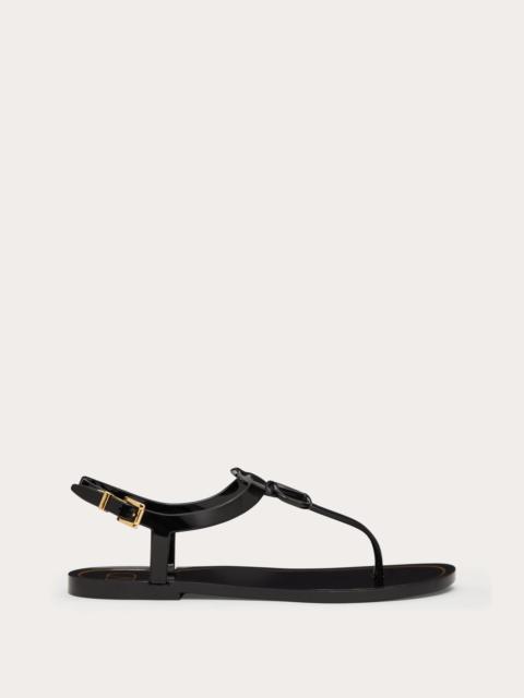 VLOGO SIGNATURE FLAT RUBBER SANDAL