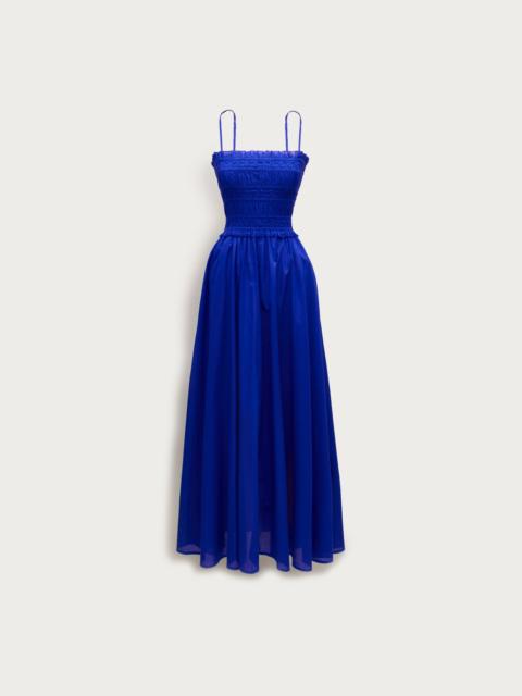 J.CREW Smocked maxi dress in cotton voile