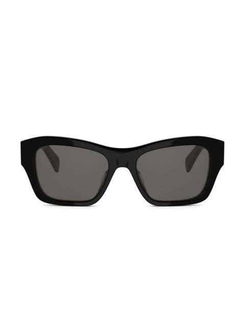 CELINE Women's Triomphe 55MM Square Sunglasses - Black