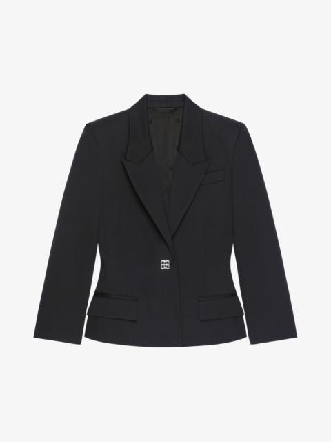 JACKET IN WOOL WITH 4G DETAIL