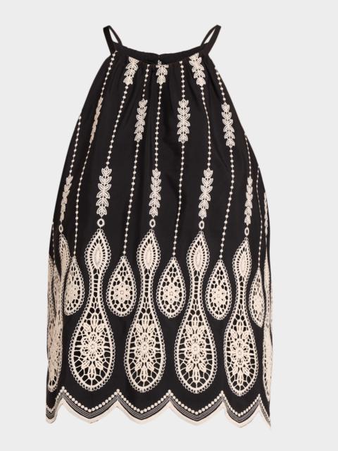RAMY BROOK Selina Embroidered Tank Top