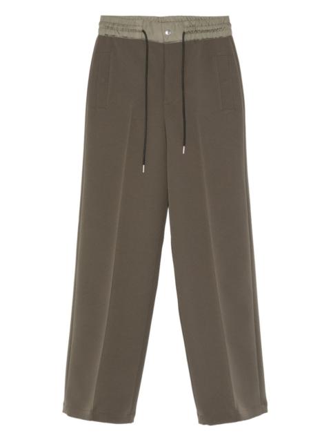drawstring-waist trousers