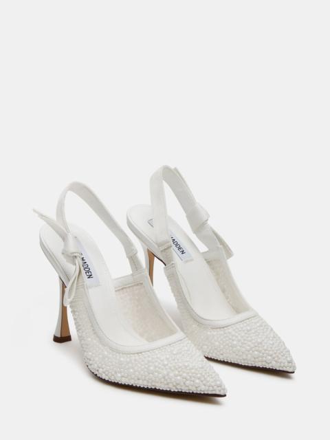 STEVE MADDEN BRI WHITE LACE PEARL