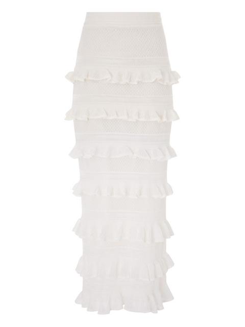 Zimmermann NATURA FRILL MIDI SKIRT