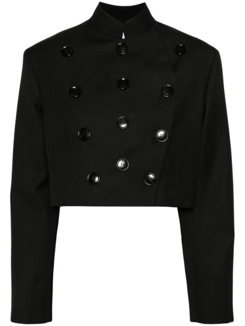 Alaïa double-breasted cropped jacket