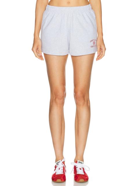 Sporty & Rich Varsity Crest Disco Short