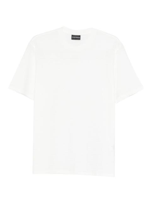 EMPORIO ARMANI logo-pattern T-shirt