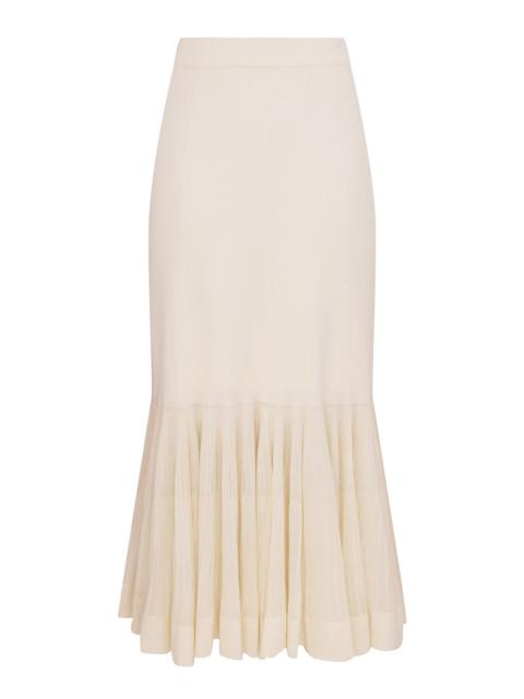 Zimmermann ILLUMINATE PLEATED FRILL SKIRT