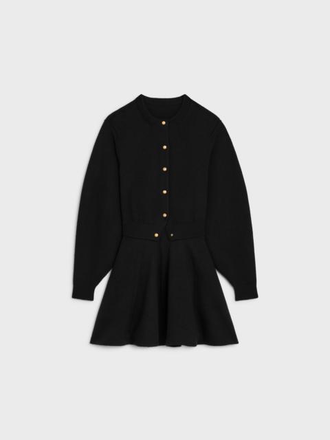 CELINE mini dress IN wool