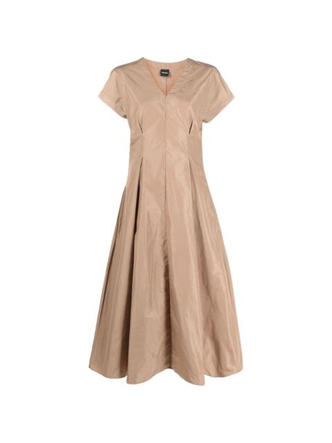 Aspesi A-line short-sleeve dress