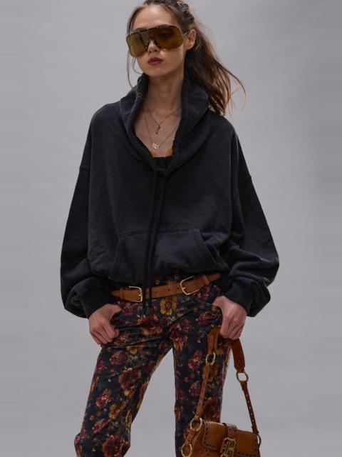R13 FUNNEL NECK CROPPED POPOVER