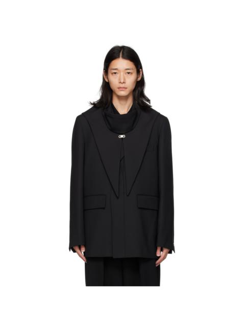 Wooyoungmi Black Single Breasted Blazer