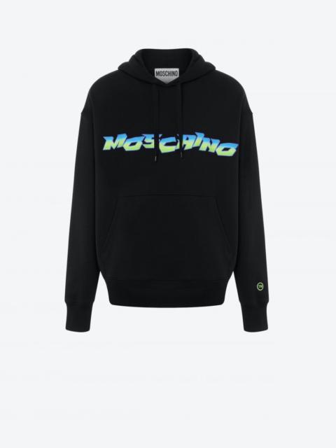 MOSCHINO SURF LOGO ORGANIC COTTON SWEATSHIRT