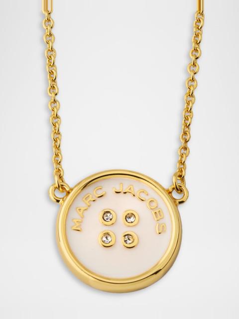 Marc Jacobs Button Pendant Necklace