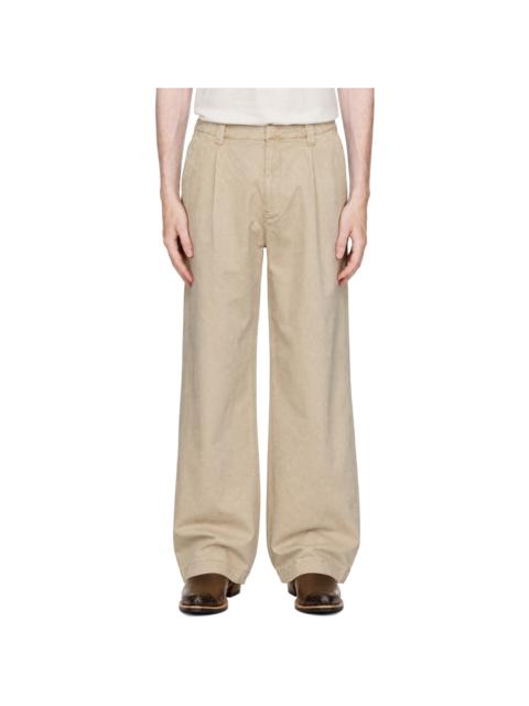 Our Legacy Beige Still Chino Trousers
