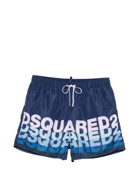 DSQUARED2 logo-print swim shorts