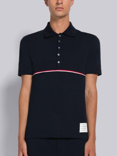 Midweight Jersey Stripe Short Sleeve Polo