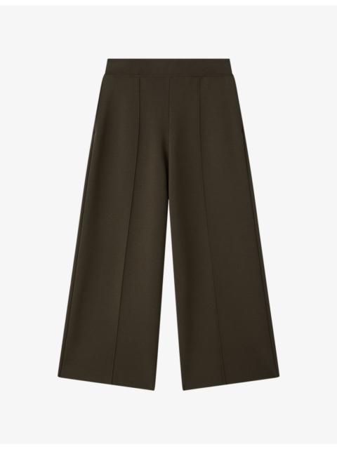 JOSEPH Kassi Milano Wide-Leg Stretch-Woven Trousers