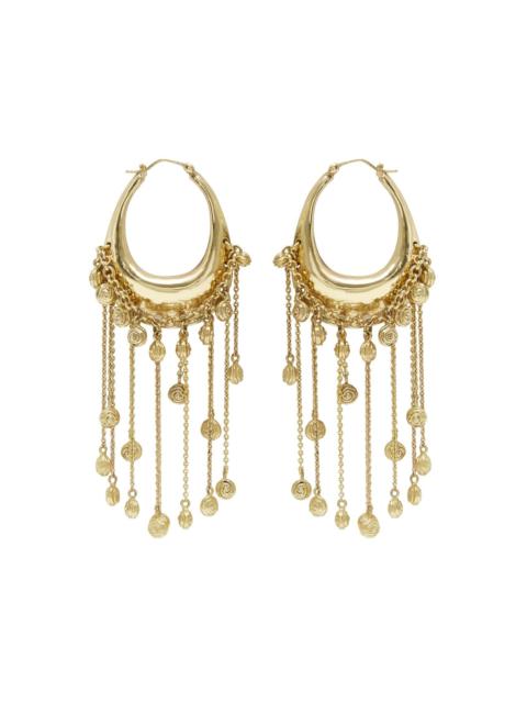 ALÉMAIS Le Jardin Ring Chain Tassel Hoops