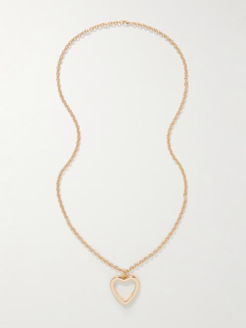 ROXANNE ASSOULIN The Open Heart Gold-tone Necklace