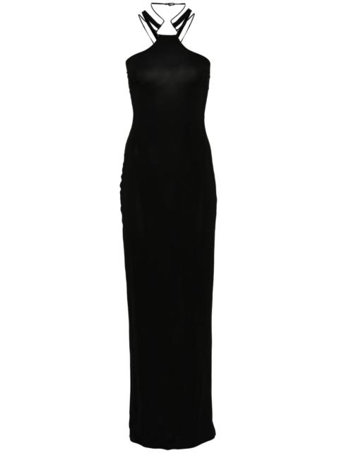 NENSI DOJAKA multi-strap maxi dress