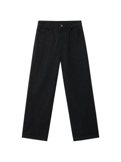 ADER error patch-detail straight jeans