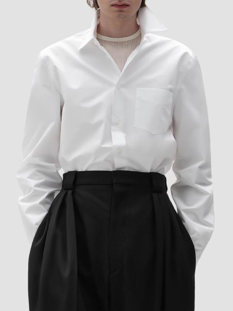 Bottega Veneta Men's Cotton Poplin Shirt - Bianco