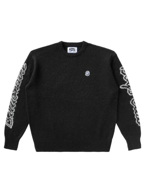 BILLIONAIRE BOYS CLUB SCRIPT SWEATER