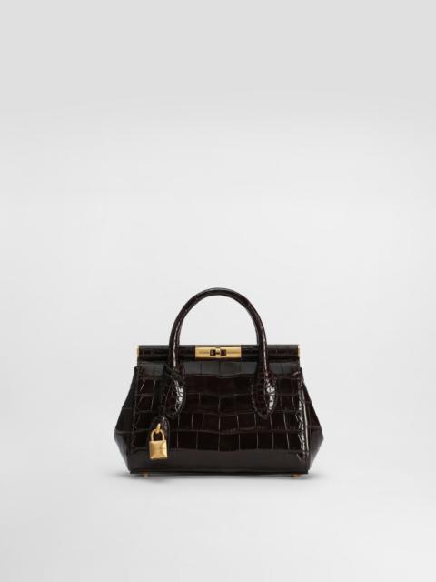 Dolce & Gabbana Marlene day mini handbag in polished alligator