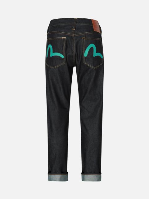 EVISU Seagull Print Carrot Fit Denim Jeans #2017