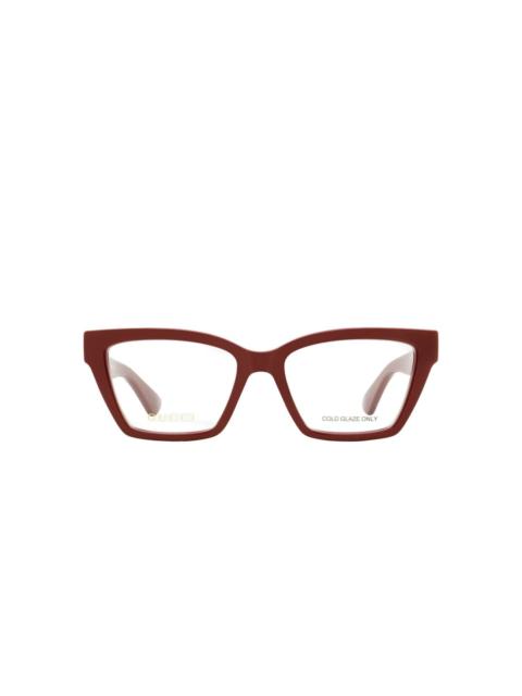GUCCI squared-frame glasses