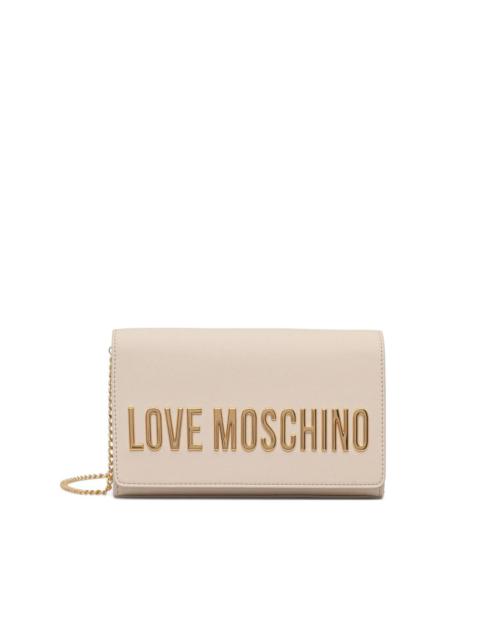 Moschino logo-plaque shoulder bag