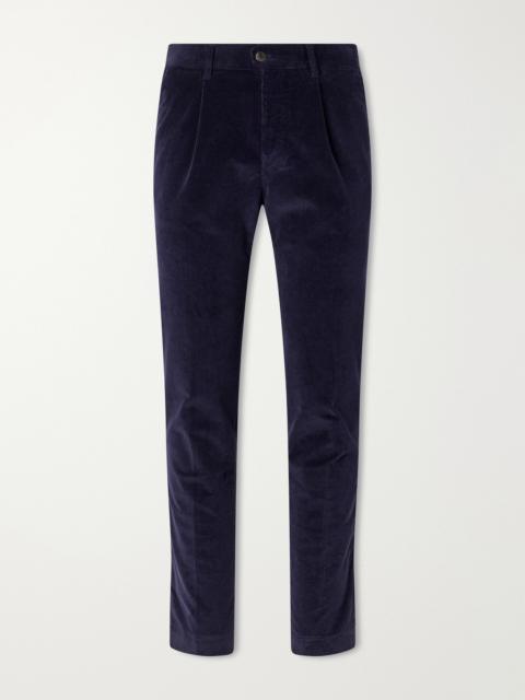 SLOWEAR Incotex Straight-Leg Stretch Cotton-Corduroy Trousers