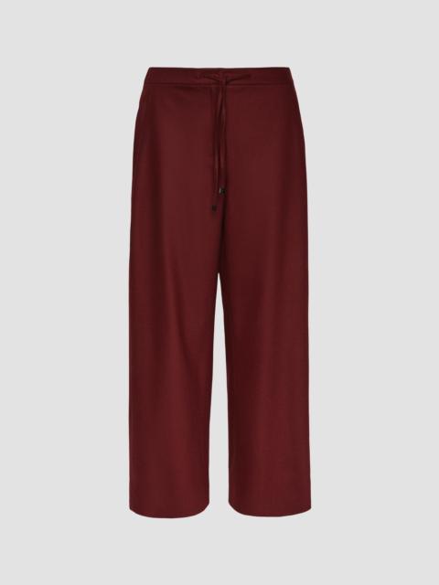 Max Mara Women's Stretch Wool Joggers - Bordeaux