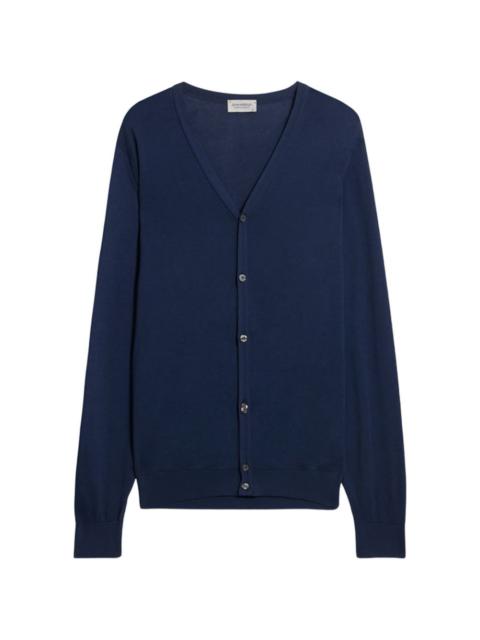 FORTELA Whitchurch buttoned ribbed cardigan