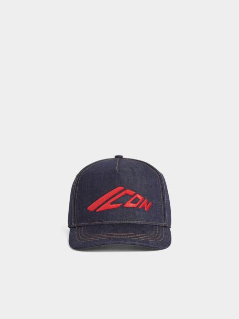 DSQUARED2 ICON NEW GENERATION DENIM BASEBALL CAP