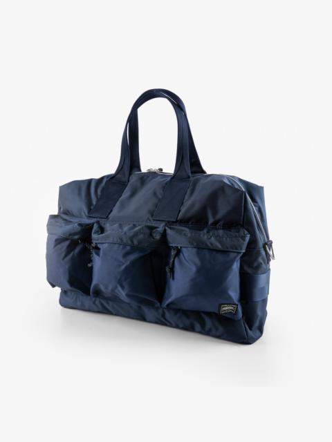 Iron Heart POR-FOR-DUF-NAV Porter - Yoshida & Co. - Force 2Way Duffle Bag - Navy Blue
