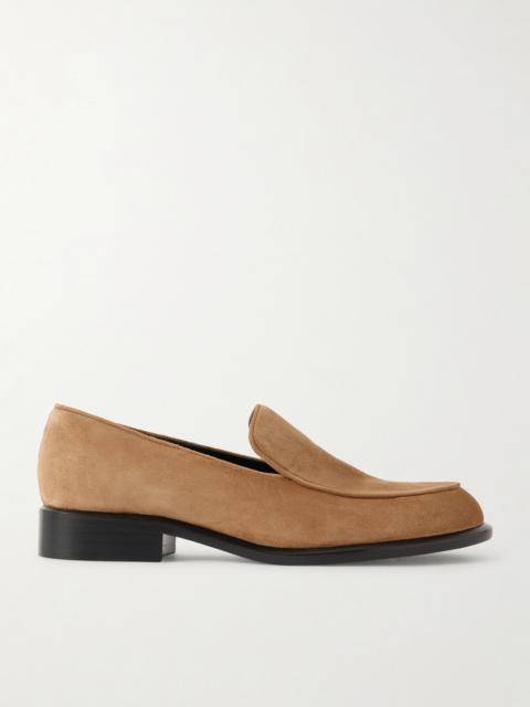 KHAITE Miles Suede Loafers