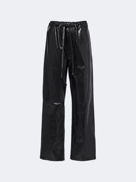 PHOEBE PHILO Leather wide-leg pants