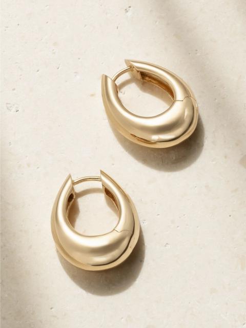ANANYA Chakra Icon 18-karat gold hoop earrings Gold