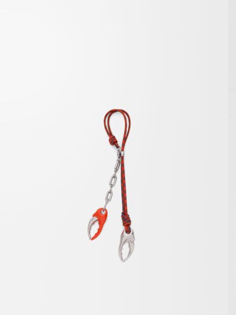 Loewe Claw chain charm in leather